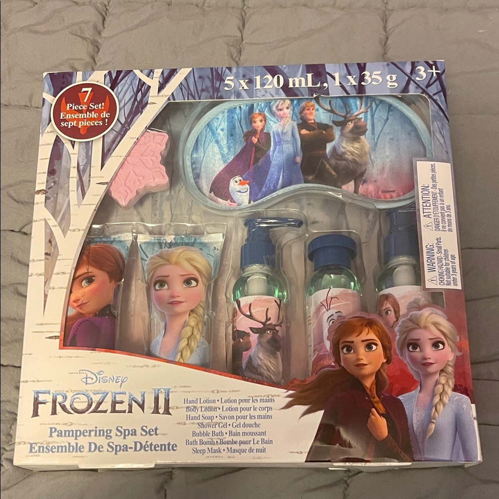 Disney Frozen II Spa Set for Kids - Blue and Pink